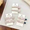 Pinza para el Cabello de Lana con Letra Rosa, Corazón y Triángulo, Pinza Bb, Pinza Dulce para Flequillo de la Frente, Pinza sin Costuras, Accesorio para el Cabello, Tocado