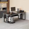 Escritorio para personal, mesa y silla modernas y sencillas, escritorio de computadora para dos o cuatro personas, escritorio para personal de oficina