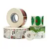 Rollo de Pegatinas Impermeables de Vinilo de Agradecimiento Personalizadas, Etiquetas de Empaque de Marca Privada para Velas