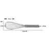 Batidor de huevos manual de acero inoxidable batidor de huevos batidor de huevos batidor de huevos herramienta para batir crema de huevos para hornear