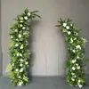Nuevos Accesorios de Boda Cuerno de Vaca Cuerno de Oveja Puerta Arte de Hierro Marco de Arco de Flores Puerta Curva de Flores Boda en el Césped