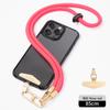 Cordão para Celular Pendurado no Pescoço Transversal 8mm Tira Trançada Corda Curta para Pulso Capa de Celular Cadeia de Cordão Atacado Fábrica