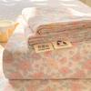 Modelo 2025 Sábana de Gasa de Doble Capa de Kapok Pieza Única Juego de Tres Piezas de Sábana y Funda de Almohada para Cama Individual de Dormitorio Estudiantil Sábana de Algodón Lavado