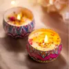 Celebridad de Internet Transfronteriza Estilo Étnico Nórdico Aroma para Dormitorio Lata de Velas Ins Varios Accesorios para Fotos y Regalos