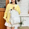 Mochila Transfronteriza de Nuevo Estilo para Mujer, Mochila de Gran Capacidad para Escuela Secundaria y Preparatoria, Mochila Estampada para Estudiantes para Clase y Trayectos