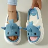 Pantuflas de Punta Abierta al por Mayor Precio Especial Pantuflas de Algodón Lino para el Hogar para Mujeres Antideslizantes de Interior Suela Gruesa Primavera y Otoño Pantuflas para Todas las Estaciones