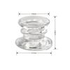 Varias especificaciones Cristal Hogar de vacaciones Dormitorio Ambiente Vela Copa Portavelas de vidrio Contenedor de vela de aromaterapia