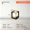 Lámpara de césped alimentada por energía solar, lámpara impermeable para jardín y patio exterior, lámpara de pie de iluminación, lámpara de montaje en suelo, lámpara de paisaje para villa