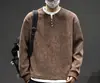 Sudadera Falsa de Dos Piezas Transfronteriza para Hombre, Nuevo Estilo Otoñal, Casual, Holgada, Moderna, Capa Base, Cuello Redondo, Manga Larga