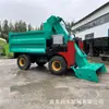 Máquina de Limpeza de Esterco de Vaca de Quatro Rodas 60 CV Raspador de Esterco de Curral de Vacas, Ovelhas e Porcos Caminhão Pá de Esterco Automatizado para Criação