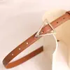 Cinto Fino Estilo Influenciador da Moda com Fivela Triangular para Ternos e Vestidos, Cinto Decorativo Versátil para Jeans, Moda Feminina Estilo Ins