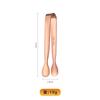 Pinza para Hielo de Acero Inoxidable 304 Transfronteriza al por Mayor Pinza para Azúcar Pinza para Cubitos de Hielo Dorada Engrosada Pinza Multifuncional para Alimentos Ins