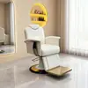 Silla de Barbería, Específica para Salón, Silla de Peluquería de Gama Alta de Moda, Silla Giratoria para Peluquería, Silla para Cortar el Cabello, Silla de Salón Minimalista