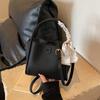 Bolso de cubo popular de este año para mujer, nuevo bolso de mano de nicho para otoño e invierno 2024, bolso de mensajero de hombro combinable