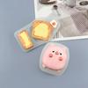 Molde de Pellizco para Pastel Tostado con Cubierta de Cerdito Silicona Película Mousse Caramelo Chocolate Horneado Grado Alimenticio