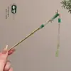 Grampo de Cabelo para Mulheres, Novo Estilo Chinês Estilo Antigo Dinastia Han Grampo de Cabelo com Borla, Grampo de Cabelo de Alta Qualidade na Nuca, Adorno de Cabeça para Saia Facial de Cavalo