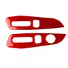 Adecuado para 17-21 Honda Crv Panel de Ajuste de Asiento Interior Modificado de Fibra de Carbono Pegatinas Decorativas Accesorios Interiores