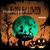 Abóbora de Halloween Lua Lua Luminosa Adesivos de Parede Quarto Infantil Jardim de Infância Quarto Sala de Estar Fundo Adesivos Luminosos Decorativos