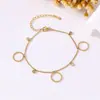 Lele Jewelry Amazon Europeo y Americano D Pulsera Sencilla de Circonita Moda Elegante Corazón Trébol de Cuatro Hojas Joyería Recortada para Mujeres