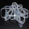 Espiral de Encuadernación de Silicona Transparente Anillo de Silicona de Encuadernación Protección Ambiental Espiral de Cableado de Datos Bandas de Goma de Silicona de Alta Elasticidad No Fácil de Romper