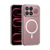 El material Bayer es adecuado para la funda del teléfono Redmi K100ProMax, funda protectora K100Pro transparente como el hielo, magnética, anti-amarilleo y anti-caídas