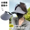 Sombrero de Sol de Ala Ancha Transfronterizo, Integrado sin Costuras con Parte Superior Vacía, Envío Directo de una Pieza, Popular Sombrero de Sol Deportivo para Exteriores Anti-UV