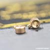 Hebilla Chapada en Oro Real Olla a Presión Japonesa Alambre de Acero Perla de Posicionamiento Pulsera Anillo de Acabado Tubo Accesorios DIY Hechos a Mano