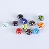 Cuentas de vidrio antiguas de cuatro ojos DIY accesorios para pulsera colgante regalo cuentas de vidrio vintage hechas a mano