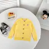 Roupa Infantil Meninas Grandes e Pequenas Bebê Estilo Coreano Suéter com Fio Estilo Ocidental Casual Amor Cardigan de Tricô Jaqueta