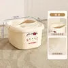 Balde para banho de pés de uso doméstico para cuidados com a saúde, balde para banho de pés de alta profundidade com isolamento para mulheres, com rodas e função de massagem