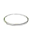 Pulsera de Plata Pura S999 para Mujer, Diseño de Nudo de Bambú, Superficie Lisa, Moderna y Versátil, Elegante Accesorio para la Mano, Regalo para Novia