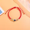 Venta Caliente Transfronteriza Pulsera Tejida a Mano Ojo de Elefante Ojo Maligno Pulsera de la Suerte Hamsa Pulsera Ojo Azul