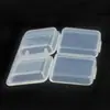 Caixa de joias transparente autoproduzida caixa de joias pequena caixa de fones de ouvido caixa de embalagem plástica caixa de armazenamento de brincos atacado