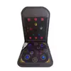 Cojín de Asiento de Piedra de Germanio con Respaldo Integrado, Cojín de Asiento Calefactable, Almohadilla Calefactora Magnética Fuerte, Almohadilla Calefactora de Luz Roja, Cojín para Silla Ejecutiva de Luz Azul