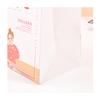 Bolsa no tejida con impresión a color recubierta, bolsa de embalaje para llevar, bolsa no tejida tridimensional para té con leche, barbacoa, bebida, logotipo imprimible