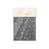 Tomoni y No Pierdas Pegatina Metálica para Uñas Material de Pegatina Estéreo para Uñas Sentido Avanzado Peces del Océano Joyería ms813