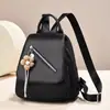 Mochila Nueva 2026 de Cuero Suave en Bloques de Color Simple para Mujer, Ligera, Versátil, para Viajes Diarios, Multiusos, Mochila Escolar