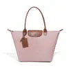 Bolsa de mano de nailon casual transfronteriza nueva para ir al trabajo y viajar, gran capacidad, ligera, bolsa de albóndiga plegable