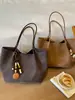 Bolso de mano minimalista retro para mujer, nuevo bolso tote estilo coreano 2026, bolso de hombro simple y de gran capacidad para ir al trabajo