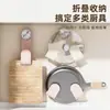 Soporte Giratorio para Tapa de Olla con Ventosa en Forma de T, Color Crema, Montaje en Pared, Estante de Almacenamiento de Cocina sin Taladro, Estante Colgante, Soporte para Tabla de Cortar
