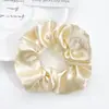40 Cores Scrunchies de Tecido Cetim Europeus e Americanos Cross-Border Elásticos de Cabelo Amazon Acessórios de Cabelo da Moda
