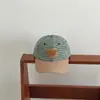 Corea del Sur Otoño Sombreros para Niños Primavera y Otoño Nueva Moda Cuadros Bloques de Color Protector Solar Gorra de Béisbol para Bebé