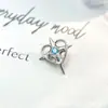 Pendientes Colección Grande Aleación de Titanio F136 Azul Océano Pendientes Labret de Titanio G23 con Rosca Interna Joyería para Piercing Adorno para la Cabeza