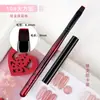 Set de Brochas de Calidad para Uñas Nuevo Producto Transfronterizo, Brocha Plana Cuadrada y Redonda para Gel, Pincel para Pintar, Pincel para Dibujar Líneas, Brocha para Construir