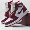 Zapatillas de Baloncesto Retro Originales Aj1 de Caña Alta Off-White Jordan 1 con Textura de Lichi, Zapatillas Casuales Cómodas y Versátiles