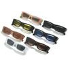 Nuevas gafas de sol retro pequeñas de caja completa para combinar con todo, estilo europeo y americano, gafas de sol negras para hombre y mujer, comercio exterior, anti-ultravioleta