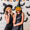 Etiqueta de mano de cuervo, 27 piezas, para fiesta de Halloween, con forma de cruz, para pegar fotos, disfraces, calabaza, fantasma