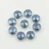 Suministro directo de fábrica cristal galvanizado 14MM nido de pájaro orificio de presión medio cuentas de vidrio accesorios para joyería DIY cuentas sueltas girasol