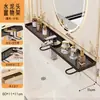 Estante Vertical para Almacenamiento de Grifos Lavabo de Baño Estante de Drenaje sin Taladro Estante Organizador para Lavabo Artículos de Tocador