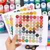 Pegatina de Número de Color Mard Coco297 Etiqueta Adhesiva Autoadhesiva a Todo Color Pegatina para DIY Papel de Tarjeta de Color Pegatina de Almacenamiento